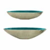 Discount 🛒 Sagebrook Home Set Of 2 Aluminum 22, 24" Oval Bowl, Aqua 6.0"H - 24.0" X 7.0" X 6.0" 😀 -Sagebrook Home Online Shop unnamed file 2245