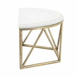 Hot Sale ✔️ Sagebrook Home Wood , Metal 12" L Demilune Wall Shelf, White 6.0"H - 12.0" X 6.0" X 6.0" 🧨 -Sagebrook Home Online Shop unnamed file 2255