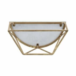 Hot Sale ✔️ Sagebrook Home Wood , Metal 12" L Demilune Wall Shelf, White 6.0"H - 12.0" X 6.0" X 6.0" 🧨 -Sagebrook Home Online Shop unnamed file 2258