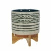 Buy π₯° Sagebrook Home Ceramic 10" Planter On Stand With Dots, Blue 11.5"H - 9.75" X 9.75" X 11.5" π 2 Buy π₯° Sagebrook Home Ceramic 10" Planter On Stand With Dots, Blue 11.5"H - 9.75" X 9.75" X 11.5" π -Sagebrook Home Online Shop unnamed file 2267