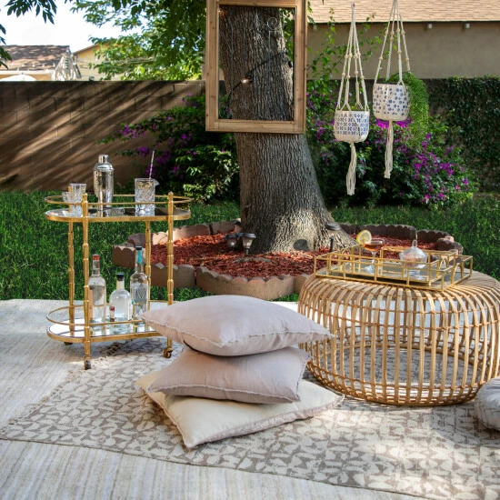 Brand new π Sagebrook Home Metal 28" 2 Tier Bar Cart, Gold 28.35"H - 17.32" X 9.06" X 28.35" π 4 Brand new π Sagebrook Home Metal 28" 2 Tier Bar Cart, Gold 28.35"H - 17.32" X 9.06" X 28.35" π - Image 2