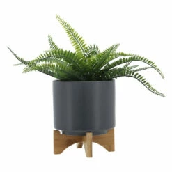 Brand new โ Sagebrook Home 8" Planter With Wood Stand, Matte Gray 9.0"H - 8.0" X 8.0" X 9.0" ๐ 11 Brand new โ Sagebrook Home 8" Planter With Wood Stand, Matte Gray 9.0"H - 8.0" X 8.0" X 9.0" ๐ -Sagebrook Home Online Shop unnamed file 2342
