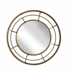 Outlet ✨ Sagebrook Home Metal Frame 28" Wall Mirror ,Gold - Wb 🔥