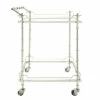 Hot Sale 😉 Sagebrook Home Two Tier 30"h Rolling Bar Cart, Silver 30.0"H - 22.0" X 16.0" X 30.0" 👏 -Sagebrook Home Online Shop unnamed file 2417