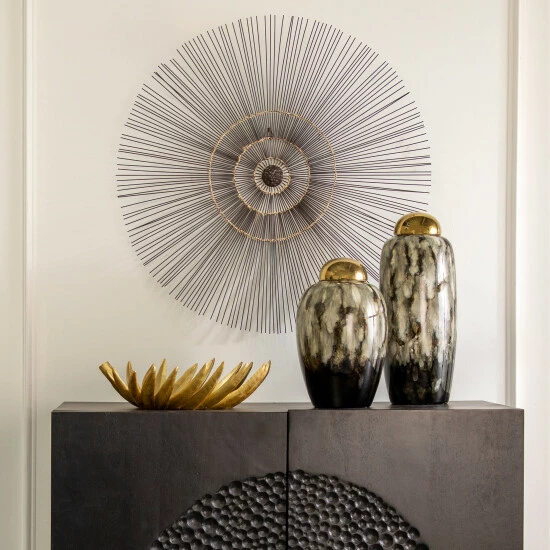 Best Sale ๐ Sagebrook Home 17"h Urn With Gold Lid, Multi 17.0"H - 7.0" X 7.0" X 17.0" ๐ 3 Best Sale ๐ Sagebrook Home 17"h Urn With Gold Lid, Multi 17.0"H - 7.0" X 7.0" X 17.0" ๐