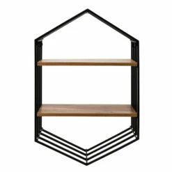 Outlet ๐ Sagebrook Home Metal, Wood 32"h Hexagon Wall Shelf, Brown 32"H - 20.0" X 8.0" X 32.0" ๐คฉ 11 Outlet ๐ Sagebrook Home Metal, Wood 32"h Hexagon Wall Shelf, Brown 32"H - 20.0" X 8.0" X 32.0" ๐คฉ -Sagebrook Home Online Shop unnamed file 2438
