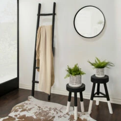 Cheap ⭐ Sagebrook Home 24" Round Mirror, Black Wb 2"H - 24.0" X 24.0" X 2.0" 😀