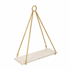 Deals 🛒 Sagebrook Home Set Of 2 Metal, Wood 20, 24" Triangle Shelf, White, Gold 24"H - 21.0" X 7.0" X 24.0" 🔥 -Sagebrook Home Online Shop unnamed file 2489
