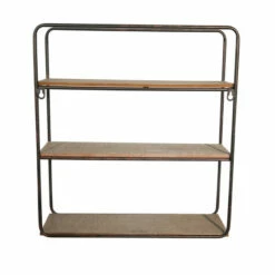 Best reviews of 👏 Sagebrook Home Metal , Wood 3 Tier Wall Shelf, Brown 19"H - 18.25" X 6.0" X 19.0" 💯 -Sagebrook Home Online Shop unnamed file 2505
