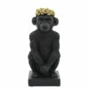 Cheap 💯 Sagebrook Home Res, 8" Monkey Flower Crown Figurine, Blk, Gld 8"H - 5.0" X 3.0" X 8.0" 🎉 -Sagebrook Home Online Shop unnamed file 2517