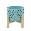 Cheap π Sagebrook Home 6" Dotted Planter With Wood Stand, Blue 4.0"H - 6.0" X 6.0" X 4.0" π 2 Cheap π Sagebrook Home 6" Dotted Planter With Wood Stand, Blue 4.0"H - 6.0" X 6.0" X 4.0" π -Sagebrook Home Online Shop unnamed file 2565