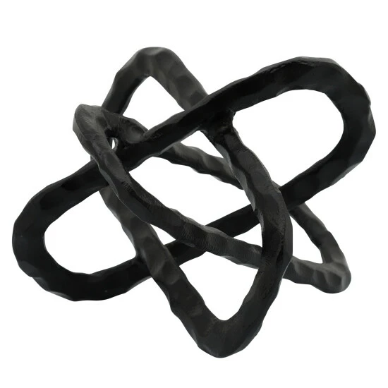 Brand new ⭐ Sagebrook Home Metal 9" Oval Links, Black 7.0"H - 9.0" X 9.0" X 7.0" ❤️ 4 Brand new ⭐ Sagebrook Home Metal 9" Oval Links, Black 7.0"H - 9.0" X 9.0" X 7.0" ❤️ - Image 2