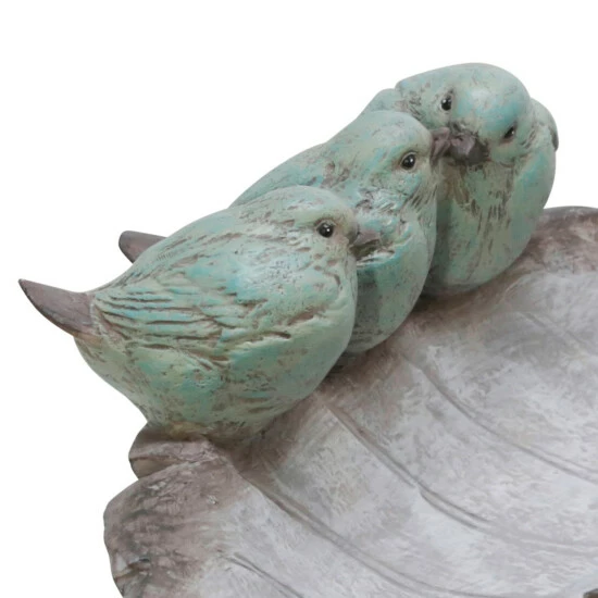 Promo โจ Sagebrook Home Polyresin 13" Bird Trio Leaf Decor, Gray, Blue 4"H - 13.0" X 8.0" X 4.0" ๐ 7 Promo โจ Sagebrook Home Polyresin 13" Bird Trio Leaf Decor, Gray, Blue 4"H - 13.0" X 8.0" X 4.0" ๐ - Image 5
