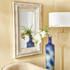 New 🎁 Sagebrook Home Wood Frame 24 X 36" Wall Mirror, Antique White Wb 36"H - 24.0" X 1.5" X 36.0" 🔔 -Sagebrook Home Online Shop unnamed file 2612