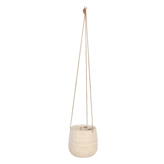 Cheapest โ Sagebrook Home Ceramic 6" Abstract Hanging Planter, Beige 6.5"H - 7.0" X 7.0" X 6.5" ๐ 3 Cheapest โ Sagebrook Home Ceramic 6" Abstract Hanging Planter, Beige 6.5"H - 7.0" X 7.0" X 6.5" ๐