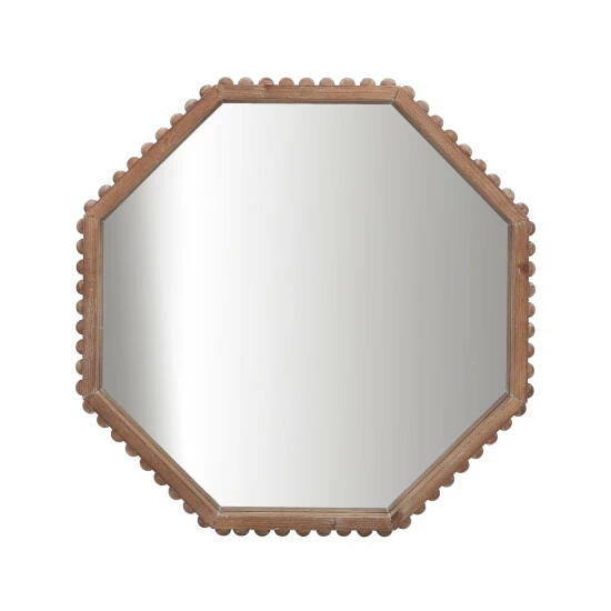 Best Sale ๐ Sagebrook Home Wood, 32" Octagonal Mirror, Natural Wb 32"H - 32.0" X 2.0" X 32.0" โจ 4 Best Sale ๐ Sagebrook Home Wood, 32" Octagonal Mirror, Natural Wb 32"H - 32.0" X 2.0" X 32.0" โจ - Image 2