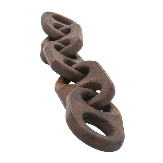Hot Sale ๐ Sagebrook Home 18" Wooden Chains, Brown 3.0"H - 18.0" X 0.5" X 3.0" ๐ฏ 5 Hot Sale ๐ Sagebrook Home 18" Wooden Chains, Brown 3.0"H - 18.0" X 0.5" X 3.0" ๐ฏ - Image 3