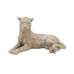 Deals 🌟 Sagebrook Home 6"h Laying Leopard, Champagne 6.0"H - 10.0" X 5.0" X 6.0" 🥰