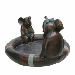 Deals 🎁 Sagebrook Home Polyresin 10" Dad & Son Elephant Bird Bath, Copper 10.0"H - 17.0" X 15.0" X 10.0" 🔥 -Sagebrook Home Online Shop unnamed file 2770