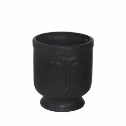 Best reviews of 😀 Sagebrook Home Ceramic 6" Face Vase Withbase, Black 5.59"H ✨ -Sagebrook Home Online Shop unnamed file 2800