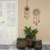 Cheapest 🥰 Sagebrook Home Set Of 3 Bamboo Footed Planters 17, 14, 10", Black 19"H - 17.5" X 17.5" X 19.0" 🥰 -Sagebrook Home Online Shop unnamed file 2816