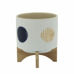 Budget 😀 Sagebrook Home 8" Funky Planter With Stand, White 9"H - 8.0" X 8.0" X 9.0" 🛒 -Sagebrook Home Online Shop unnamed file 2878