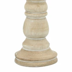 Brand new 😍 Sagebrook Home 12" Wooden Pillar Holder, Natural 12"H - 4.0" X 4.0" X 12.0" 😍 -Sagebrook Home Online Shop unnamed file 2887