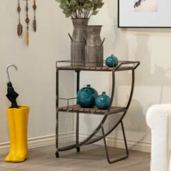 Best Sale 😀 Sagebrook Home Metal 17" Deco Milk Jar With Handles, Black 17.13"H ✨