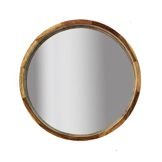Coupon ๐ Sagebrook Home 24" Round Mirror, Brown 24"H - 24.0" X 2.25" X 24.0" โค๏ธ 4 Coupon ๐ Sagebrook Home 24" Round Mirror, Brown 24"H - 24.0" X 2.25" X 24.0" โค๏ธ - Image 2
