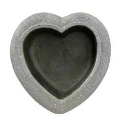 Best reviews of ❤️ Sagebrook Home Resin, 13" Heart Bird Feeder, Gray 3"H - 13.0" X 13.0" X 3.0" 😀