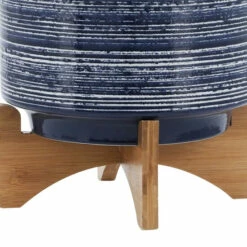 Deals 🌟 Sagebrook Home Ceramic 10" Planter On Stand, Blue 11.5"H - 9.75" X 9.75" X 11.5" ⌛ -Sagebrook Home Online Shop unnamed file 2964