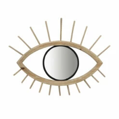 Cheap 🤩 Sagebrook Home Wood, Metal, 22"l Mirrored Eye Wall Deco, Brown 18.0"H - 22.0" X 1.0" X 18.0" 🎉 -Sagebrook Home Online Shop unnamed file 2976