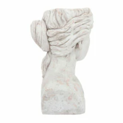 Cheapest ❤️ Sagebrook Home Resin, 18"h Lady Bust Planter, Antique White 18"H - 12.0" X 11.0" X 18.0" 🛒 -Sagebrook Home Online Shop unnamed file 299