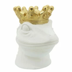 Deals 👏 Sagebrook Home Resin 12" Gecko With Crown, White 16"H - 12.0" X 14.0" X 16.0" 😀 -Sagebrook Home Online Shop unnamed file 3011