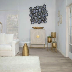 Promo 🎉 Sagebrook Home Set Of 2 Aluminum 22, 24" Oval Bowl, Silver 5.5"H - 24.0" X 7.25" X 5.5" 🧨