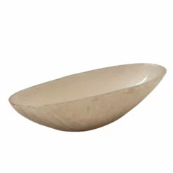 Promo 🎉 Sagebrook Home Set Of 2 Aluminum 22, 24" Oval Bowl, Silver 5.5"H - 24.0" X 7.25" X 5.5" 🧨 -Sagebrook Home Online Shop unnamed file 3070