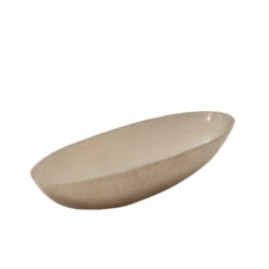 Promo 🎉 Sagebrook Home Set Of 2 Aluminum 22, 24" Oval Bowl, Silver 5.5"H - 24.0" X 7.25" X 5.5" 🧨 -Sagebrook Home Online Shop unnamed file 3071