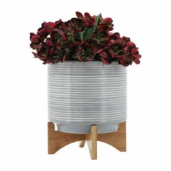Best reviews of 🤩 Sagebrook Home Ceramic 10" Planter On Stand, Gray 11.5"H - 9.75" X 9.75" X 11.5" 😍 -Sagebrook Home Online Shop unnamed file 308