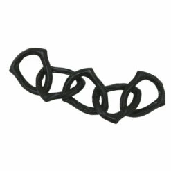 Deals 🎁 Sagebrook Home Metal 15" Chain Links, Black 1.0"H - 12.0" X 3.5" X 1.0" 👏