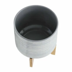 Best reviews of 🤩 Sagebrook Home Ceramic 10" Planter On Stand, Gray 11.5"H - 9.75" X 9.75" X 11.5" 😍 -Sagebrook Home Online Shop unnamed file 309