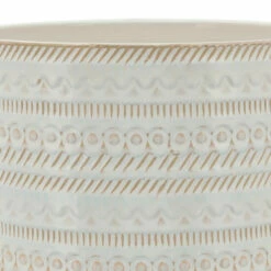 Flash Sale 👍 Sagebrook Home 10" Tribal Planter With Wood Stand, Beige 8"H - 11.0" X 11.0" X 8.0" 🔔 -Sagebrook Home Online Shop unnamed file 3091