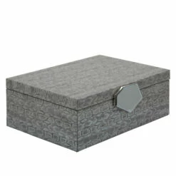 Best Sale 🎁 Sagebrook Home Wood 14" Faux Leather Box, Gray 5.0"H - 14.0" X 10.0" X 5.0" ⌛ 10 Best Sale 🎁 Sagebrook Home Wood 14" Faux Leather Box, Gray 5.0"H - 14.0" X 10.0" X 5.0" ⌛ -Sagebrook Home Online Shop unnamed file 3103