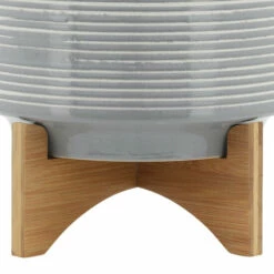 Best reviews of 🤩 Sagebrook Home Ceramic 10" Planter On Stand, Gray 11.5"H - 9.75" X 9.75" X 11.5" 😍 -Sagebrook Home Online Shop unnamed file 312