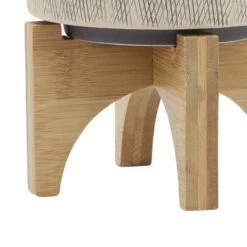 Brand new ⌛ Sagebrook Home 5" Mesh Planter With Stand, Tan 7.0"H - 5.0" X 5.0" X 7.0" ⭐ -Sagebrook Home Online Shop unnamed file 3149