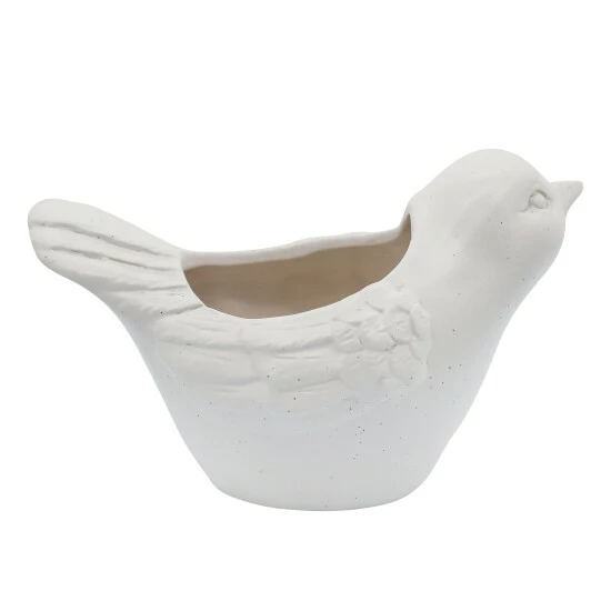 Brand new ๐ฅฐ Sagebrook Home Ceramic 6" Bird Planter, White 6.0"H - 10.0" X 10.0" X 6.0" ๐งจ 5 Brand new ๐ฅฐ Sagebrook Home Ceramic 6" Bird Planter, White 6.0"H - 10.0" X 10.0" X 6.0" ๐งจ - Image 3