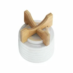 Wholesale 🎉 Sagebrook Home Ceramic 5" Planter On Stand, White Stripe 7.0"H - 6.0" X 6.0" X 7.0" 💯 -Sagebrook Home Online Shop unnamed file 3176