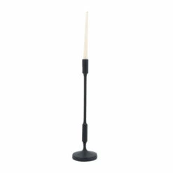 Budget 🎁 Sagebrook Home Metal, 20"h Taper Candle Holder, Black 20.0"H - 5.0" X 5.0" X 20.0" 🔥 -Sagebrook Home Online Shop unnamed file 3195