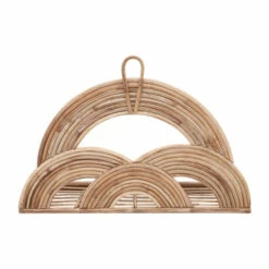 Outlet 😀 Sagebrook Home Rattan, 27" Wall Deco Tray, Natural 15"H - 27.0" X 7.0" X 15.0" 🥰 -Sagebrook Home Online Shop unnamed file 3214