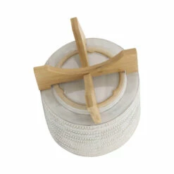 Best Sale 💯 Sagebrook Home Ceramic 8" Planter On Stand, Ivory 9.0"H - 8.5" X 8.5" X 9.0" 🎉 -Sagebrook Home Online Shop unnamed file 3234