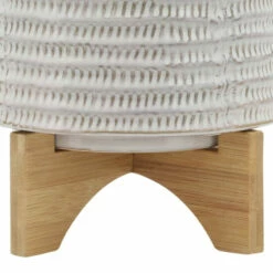 Best Sale 💯 Sagebrook Home Ceramic 8" Planter On Stand, Ivory 9.0"H - 8.5" X 8.5" X 9.0" 🎉 -Sagebrook Home Online Shop unnamed file 3236